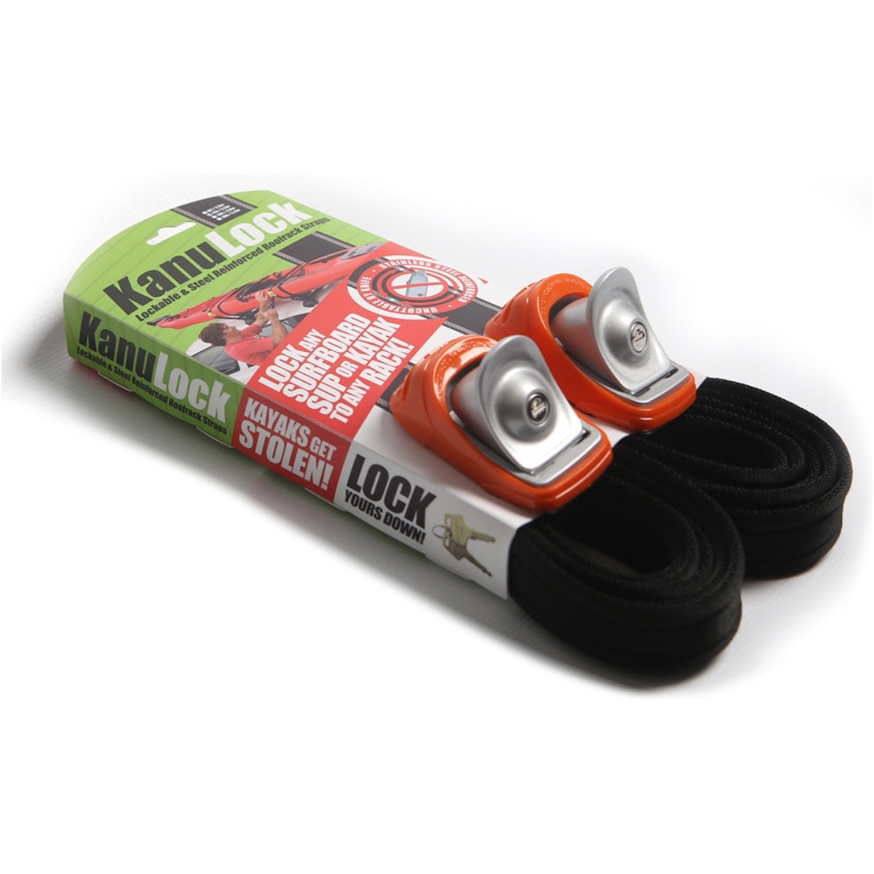 Kit D'arrimage Verrouillable KanuLock 3,3 M / 11 Pi 2026 KNLT-33M-11F